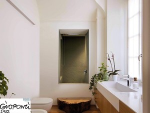 Mitigeur monocommande pour lavabo Giò Ponti avec bonde chrome